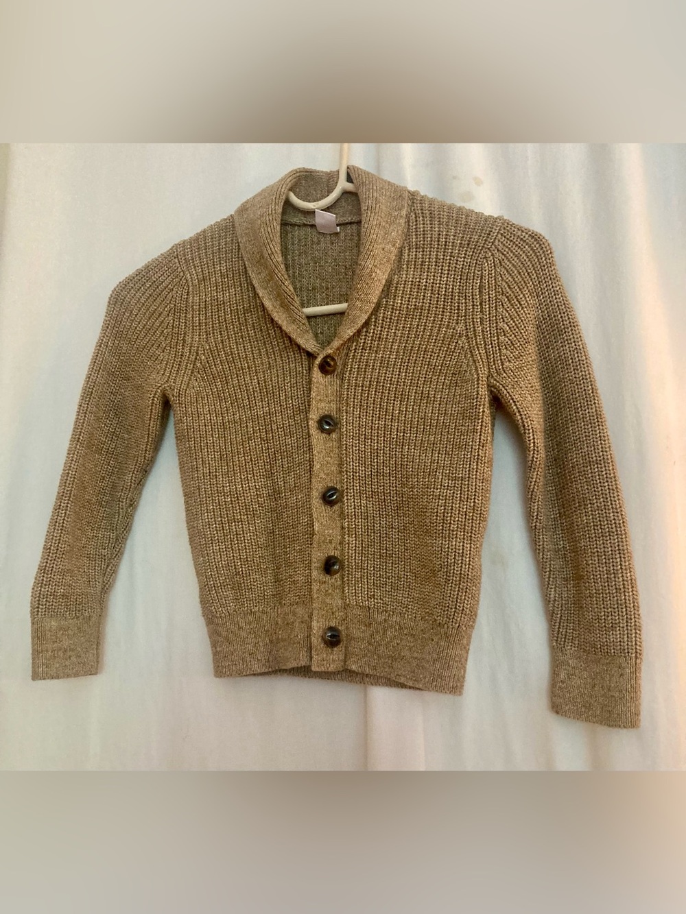 Baby Gap Shawl Collar Knit Button-Front Sweater Cardigan - Brown Size 6 Years